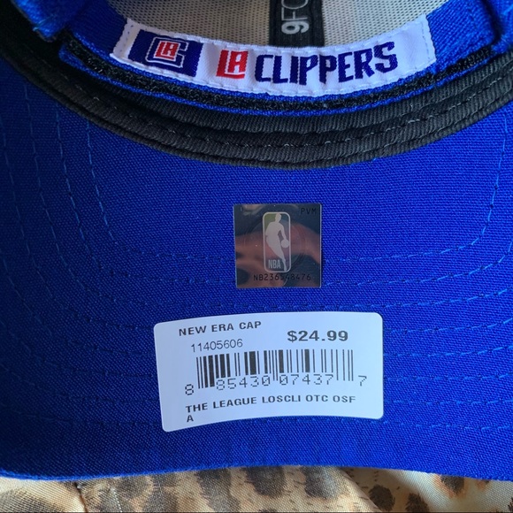 LA Clippers New Era Official Team Adjustable Hat - Picture 8 of 10